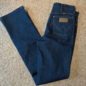 Wrangler Cowboy Cut Dark Wash Jeans (938NAV) Mens Size 31 X 36